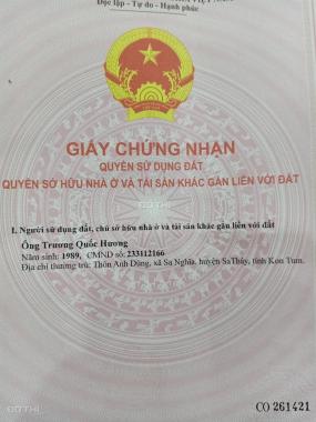 Bán đất chính chủ tại đường N2, Thôn 1, thị trấn Sa Thầy, Huyện Sa Thầy, Tỉnh Kon Tum