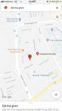 Bán nhà cấp 4 hai MT đường Hoàng Dư Khương 7.5m giáp Hòa Cường Bắc gần Nguyễn Hữu Thọ, 5.57 tỷ
