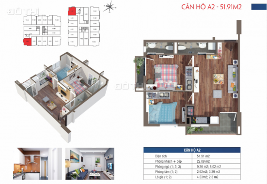 Bán căn hộ chung cư tại dự án Lộc Ninh Singashine, Chương Mỹ, Hà Nội diện tích 48m2