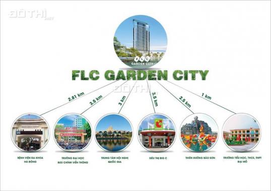 Bán căn hộ chung cư tại dự án FLC Garden City, Nam Từ Liêm, Hà Nội, diện tích 49m2, giá 16 tr/m2