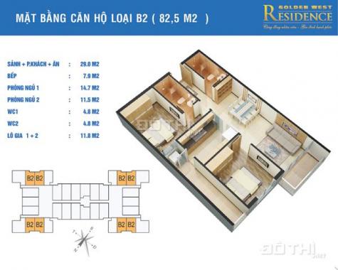 Chính chủ cắt lỗ căn hộ Golden West