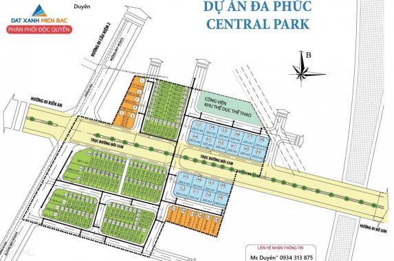 Bán siêu phẩm tại Đa Phúc - Dương Kinh, giá chỉ từ 10 tr/m2, đường rộng 8m. LH 0934 313 875