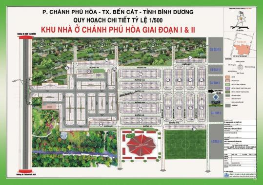 Đất mặt tiền sinh lời cao, đường thông Vsip 2 mở rộng