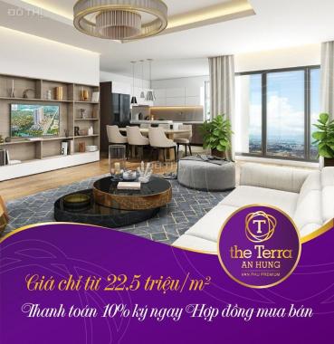 Bán căn hộ 2PN, ban công Đông Nam, tầng đẹp, giá 1.8 tỷ tại dự án The Terra An Hưng chỉ với 500tr