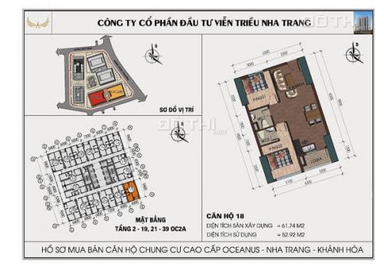 Cần tiền bán lỗ căn chung cư 1118 OC2A; 1126, 628, 1422 OC2B Viễn Triều Nha Trang, 0976435169