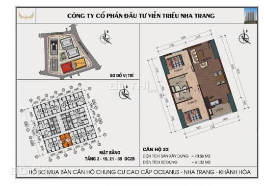 Cần tiền bán lỗ căn chung cư 1118 OC2A; 1126, 628, 1422 OC2B Viễn Triều Nha Trang, 0976435169