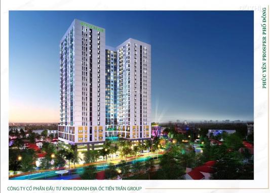 Mở bán căn hộ GĐ 1 MT Tô Ngọc Vân, Q. Thủ Đức, 2PN 2WC, giá chỉ 1,6 tỷ, view tòa TTTM 4 tầng