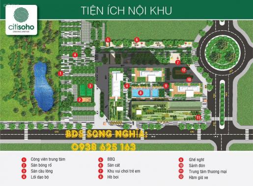 Bán căn hộ Citi Soho giá từ 1 tỷ 470 tr, vị trí đẹp, liên hệ 0938625163