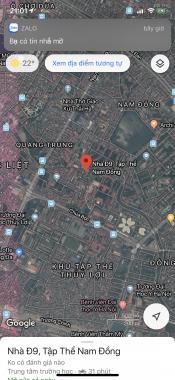 Chính chủ bán căn hộ chung cư tầng 3 nhà D9 khu TTQĐ, Nam Đồng, Đống Đa giá 3 tỷ. LH: 0975159666