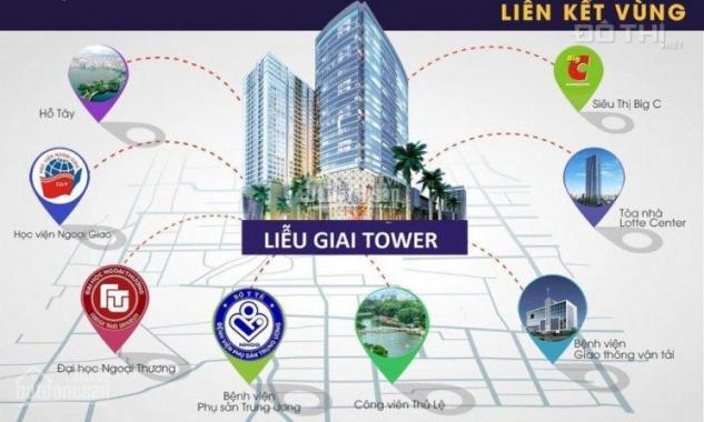 Bán căn 4PN Liễu Giai Tower 6.9 tỷ, view hồ Tây, 124m2, LH 0983918483