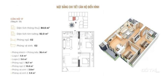 Căn hộ cao cấp tiêu chuẩn khách sạn cuối năm nhận nhà chỉ 40 tr/m2 view công viên Cầu Giấy