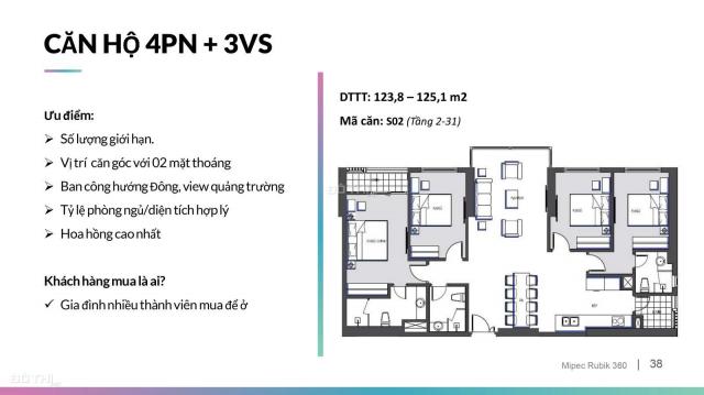 Sở hữu căn hộ chung cư Mipec Rubik 360 - Mipec Xuân Thủy. LH 0961402468