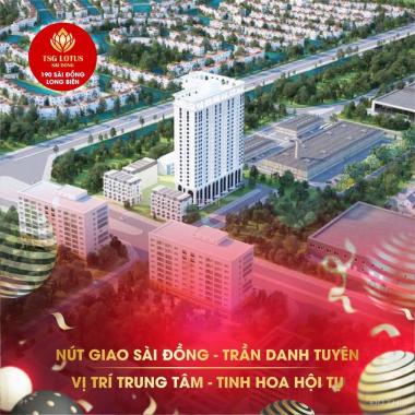 Bán căn hộ TSG Lotus Sài Đồng, Quận Long Biên, giá rẻ - căn góc suất ngoại giao chỉ 24.2 tr/m2
