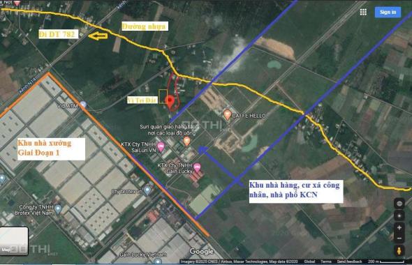 Chộp ngay đất rẻ, cách KCN Phước Đông chỉ 400m, đường bê tông 4m; 5x33m, SHR + thổ cư