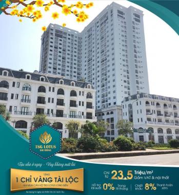 Săn căn hộ giá chỉ từ 1 tỷ tại quận Long Biên. Chiết khấu đến 8%, hỗ trợ vay 0% 18 tháng