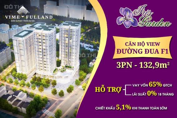 Chủ đầu tư mở bán căn hộ cao cấp 3PN, 133m2, tại dự án Iris Garden với nhiều ưu đãi lớn 0901799646