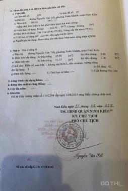 Bán nhà trệt đường Nguyễn Văn Trỗi, Xuân Khánh, 3.9 tỷ