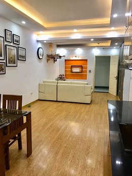 Bán căn góc 2PN, 76m2 chung cư HH3C view hồ Linh Đàm full nội thất, chỉ việc tới ở