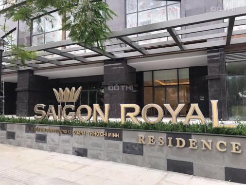 Chuyên cho thuê Saigon Royal 1-2-3PN & officetel, góc 2 mặt tiền, 1 phút đến Q. 1, 0913.416.283