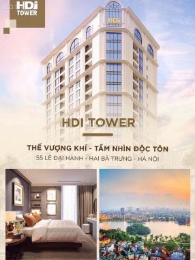 Căn hộ góc A5 91m2 dự án HDI Tower, các phòng hướng hồ, giá 7.8 tỷ, tặng 100tr, giá CĐT, vay 70%