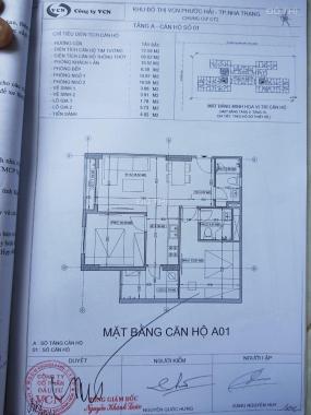 Bán căn chung cư CT2 VCN Phước Hải, Nha Trang, tầng 2, 2 phòng ngủ, có sổ hồng. LH 0938161427