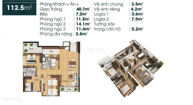 Bán suất ngoại giao căn góc 3PN+1 đa năng giá 24tr/m2, tốt nhất khu vực Long Biên