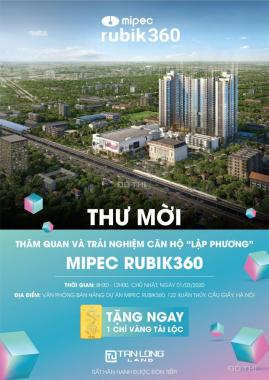Mở bán Mipec Rubik 360 Xuân Thủy, Cầu Giấy, Hà Nội, vị trí vàng, ngàn tiện ích, chính sách hấp dẫn