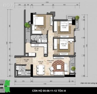 Bán căn hộ chung cư Dự án Iris Garden, Nam Từ Liêm, Hà Nội 102,9m2
