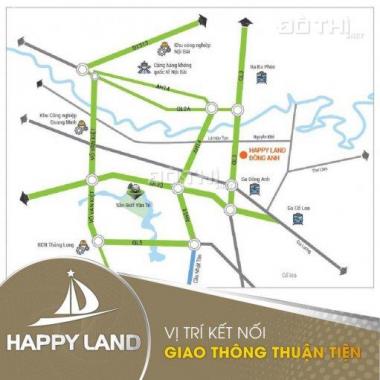 Bán nhà biệt thự, liền kề tại dự án Happy Land 1-5 Đông Anh, Đông Anh, Hà Nội, diện tích 80m2