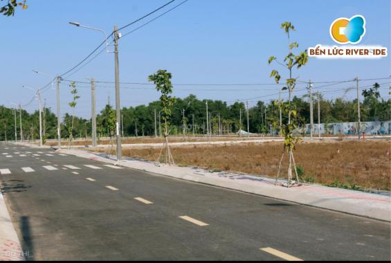 Cần sang gấp 2 lô đất dự án Bến Lức Riverside giáp ấp 3 xã Long Định, 100m2, 600 triệu, sổ riêng