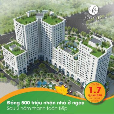 Chỉ 1,6 tỷ nhận nhà ở ngay dự án Eco City Việt Hưng - CK 9%, hỗ trợ vay NH 0%/2 năm