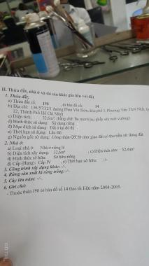 Bán nhà trong hẻm đường Tân Thới Nhất 13 phường Tân Thới Nhất, quận 12, DT 32m2, giá 1,65 tỷ