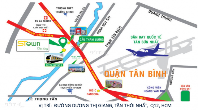 Đưa 600tr sở hữu căn hộ 61m2 tại Stown Tham Lương, CK 5%, vay LS thấp, LH 0901 80 86 86