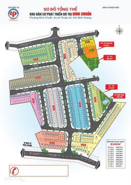 Bán đất MT đường Bình Chuẩn 42, Thuận An, Bình Dương, diện tích 65m2, giá mới nhất năm 2020
