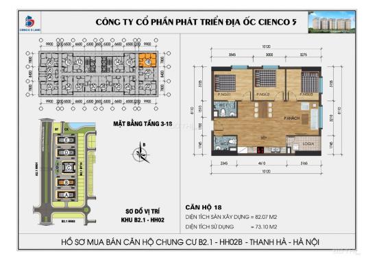 Sàn BĐS Mường Thanh: Bán hơn 50 căn hộ chung cư Thanh Hà Mường Thanh diện tích 47 - 83m2