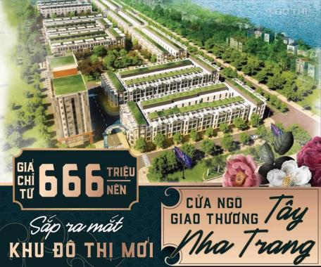 Hot, siêu phẩm đất nền khu đô thị phía Tây TP. Nha Trang, chỉ 6xx triệu/ nền