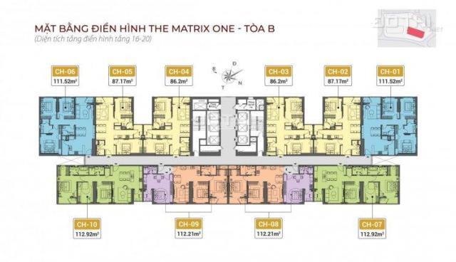 Nhận đặt chỗ căn tầng đẹp nhất siêu dự án The Matrix One Mỹ Đình, CK 9% GTCH, LS 0%