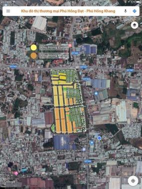 Đất sổ riêng Phú Hồng Khang lô đẹp 62.2 m2. Bề ngang rộng 4.5 m gần đường lớn