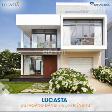 Biệt thự đơn lập thô Lucasta Villa 14x20m - hướng Nam - sổ hồng chính chủ - gần hồ bơi và công viên