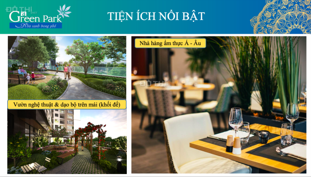 Phương Đông Green Park căn hộ 2PN 1,3 tỷ duy nhất Q. Hoàng Mai, hỗ trợ trả góp, 0888333385