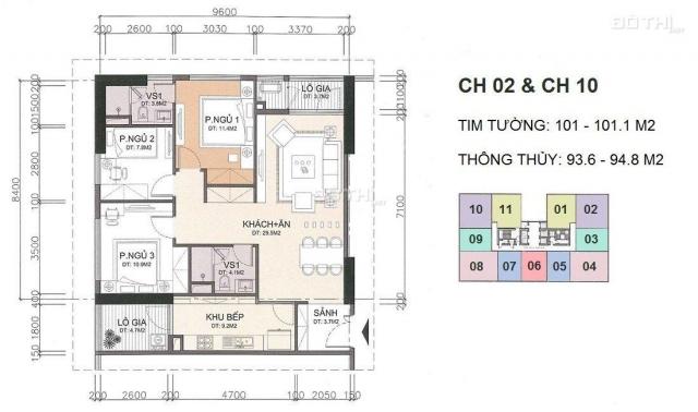 Bán căn hộ chung cư tại dự án A10 - A14 Nam Trung Yên, DT 60m2 - 102m2 2PN 2VS, giá 30 triệu/m2