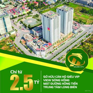 Chỉ từ 2,4 tỷ sở hữu căn hộ cao cấp HC Golden City 319 Bồ Đề - Hỗ trợ vay 70%