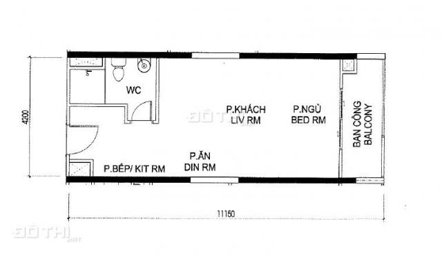 Bán căn chung cư 1PN. View khu đô thị đẹp, giá tốt nhất