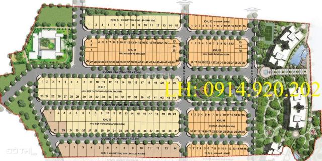 Bán lô đất nhà phố dãy D, diện tích 6x22m, đường 15m, KDC Hưng Phú 2, Quận 9, giá 66 tr/m2