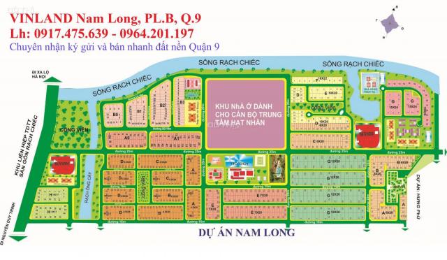 Bán đất Nam Long, biệt thự 12x20m sổ đỏ cá nhân, giá tốt nhất thị trường 36.5tr/m2