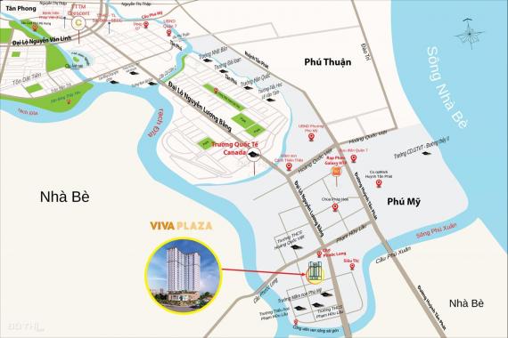 Căn hộ chung cư dự án Viva Plaza, Quận 7, DT đa dạng, giá chỉ từ 1.8 tỷ