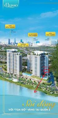 Bán căn hộ chung cư tại dự án căn hộ D Lusso, Quận 2, Hồ Chí Minh diện tích 74m2 giá 3.8 tỷ