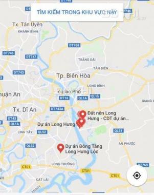 Bán đất dự án khu đô thị Long Hưng, Biên Hòa, LH 0914920202