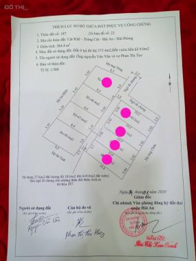 Bán đất ngõ Cát Khê, Tràng Cát, Hải An 46m2 giá 9tr/m2