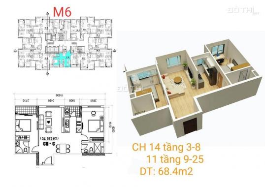 Bán gấp 10 căn ngoại giao Mipec Kiến Hưng. Diện tích từ 44 - 104m2, giá chỉ từ 780tr - 1,8 tỷ